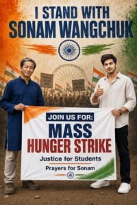Sonam Wangchuk Hunger Strike photo editing prompts