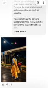 Trending Shri Krishna Transaction Video Editing Vn Template