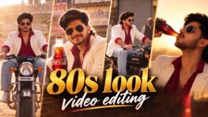80s look video editing prompt
