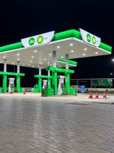 Night Petrol Pump Photo Prompt