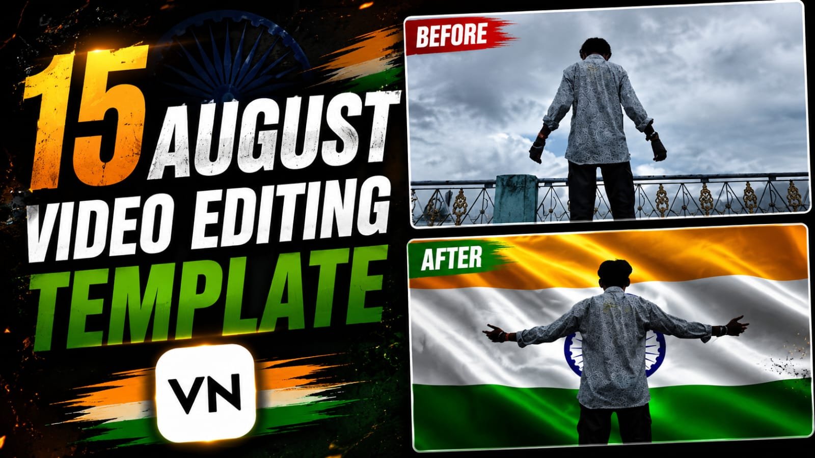 15 August Video Editing Vn Template