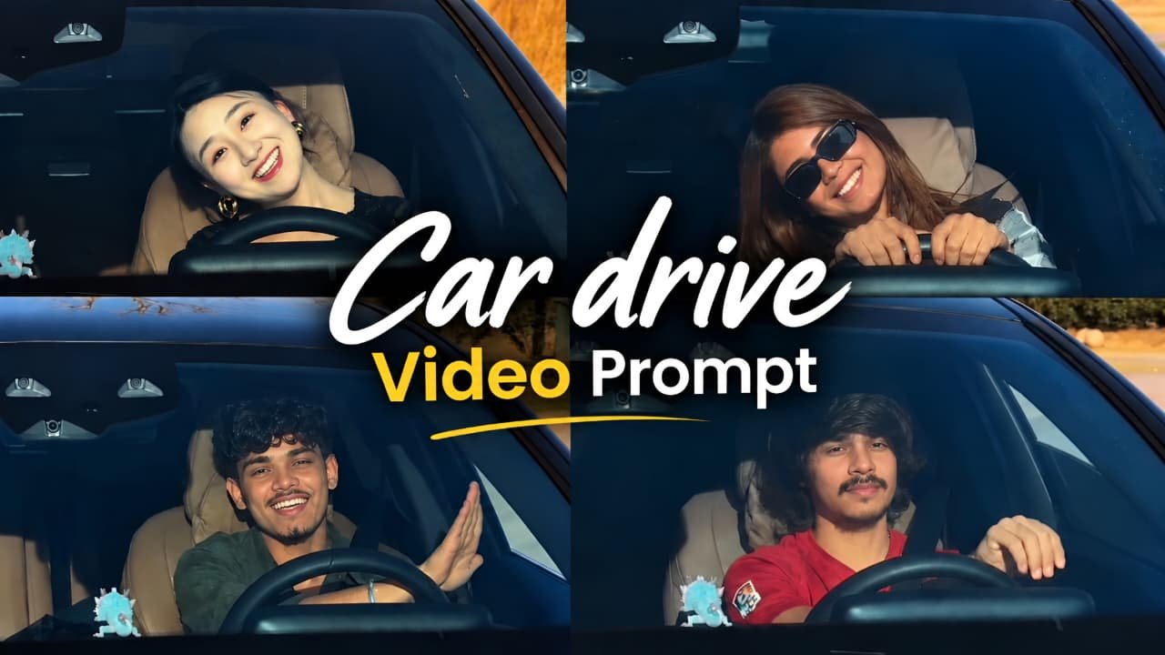 Instagram Trending Car Driving AI Prompt