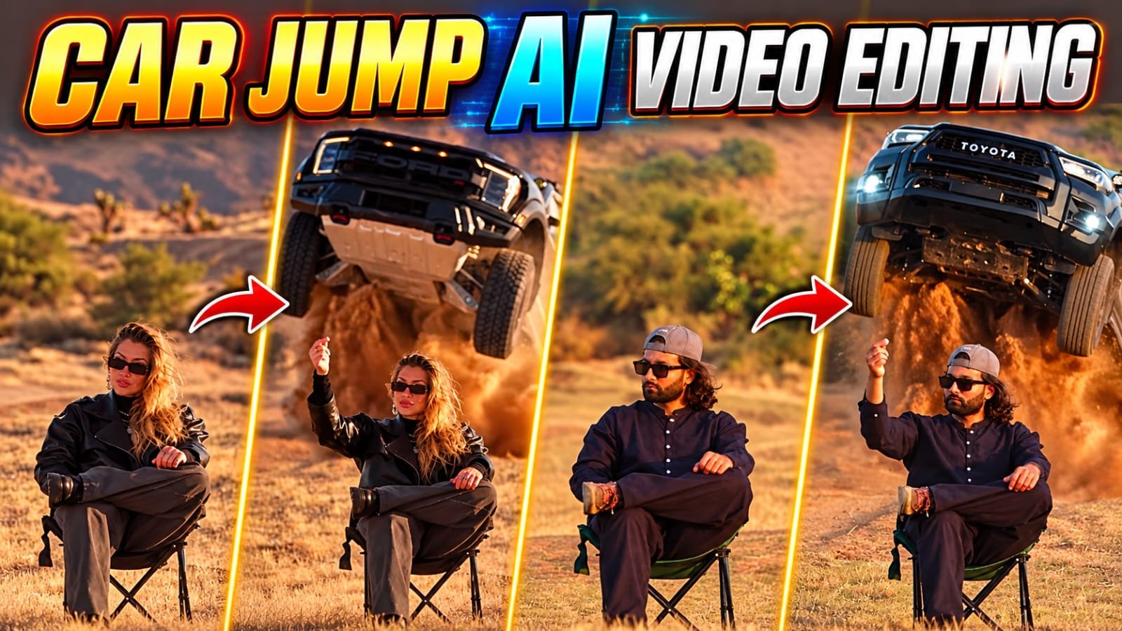 Instagram Car Jump Video Editing Prompt.